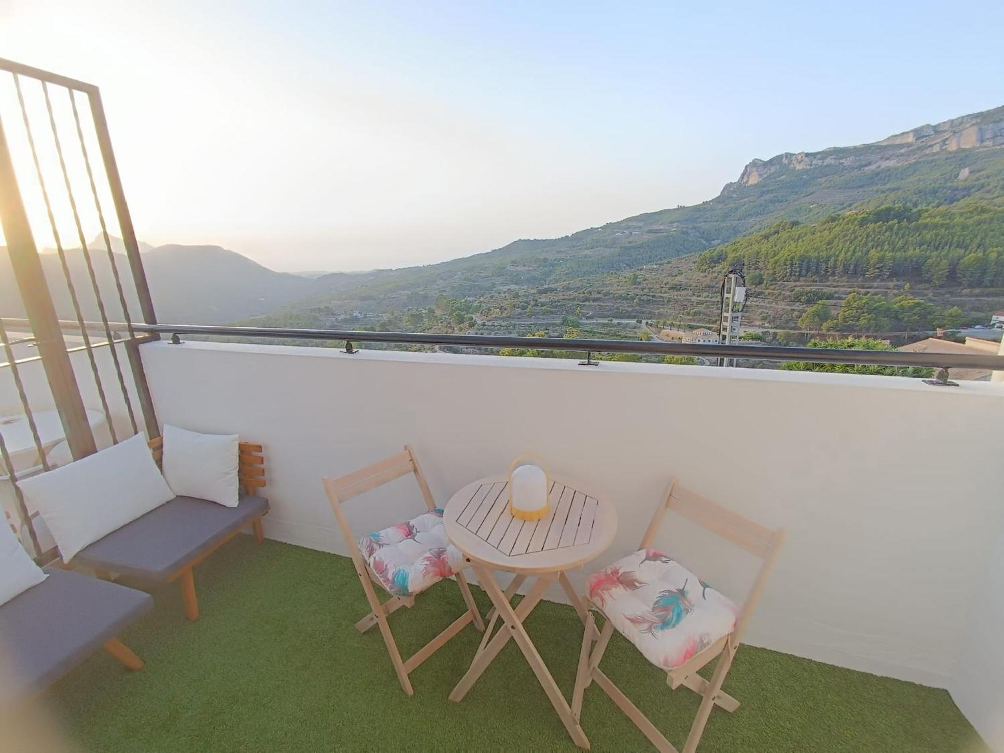Apartamento Piso Vistas Montanas Y Mar El Castell de Guadalest Exterior foto